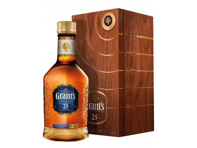 Grant´s 25 YO, Gift box, 40%, 0,7l