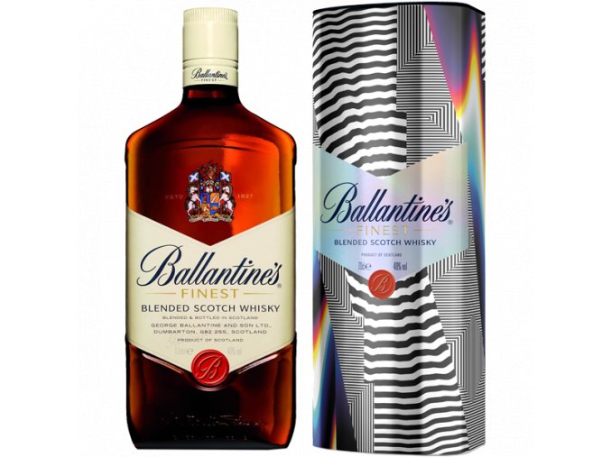 Ballantine´s Finest, Plechový box, 40%, 1l