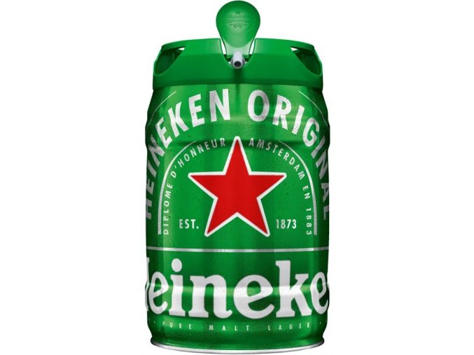 Heineken světlý ležák, soudek, 4,5%, 5l