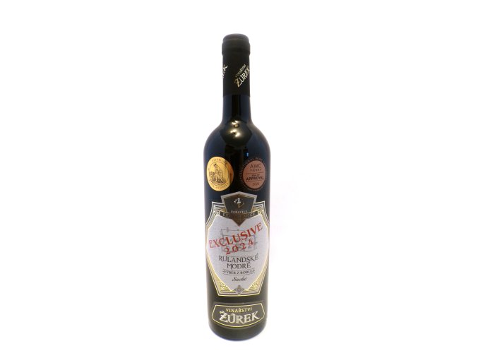 Rulandské modré, 2024, Exclusive, výběr z bobulí, suché, Žůrek, 0,75l