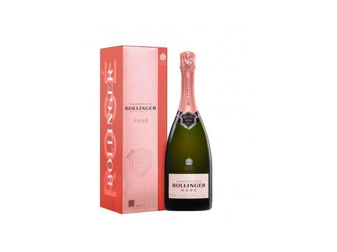 Bollinger ROSÉ Brut v dárkové krabičce, 0,75l