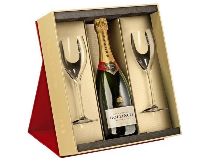 Bollinger Special Cuveé + 2 skleničky v dárkovém balení, 0,75l