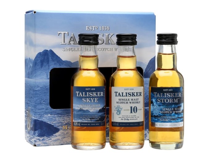 Talisker Made By The Sea Skye whisky, 45,8%, 3x0,05l