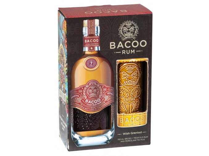 Bacoo 7 YO, Gift box, 40%, 0,7l