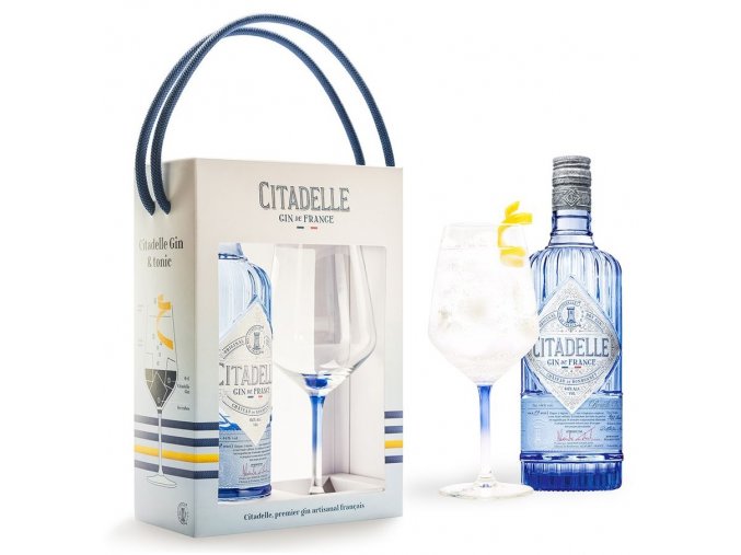 Citadelle Original + sklenička, Gift Box, 44%, 0,7l