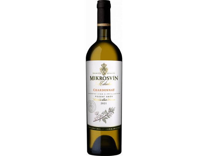 Chardonnay, 2021, Flower Line, pozdní sběr, Mikrosvín, 0,75l