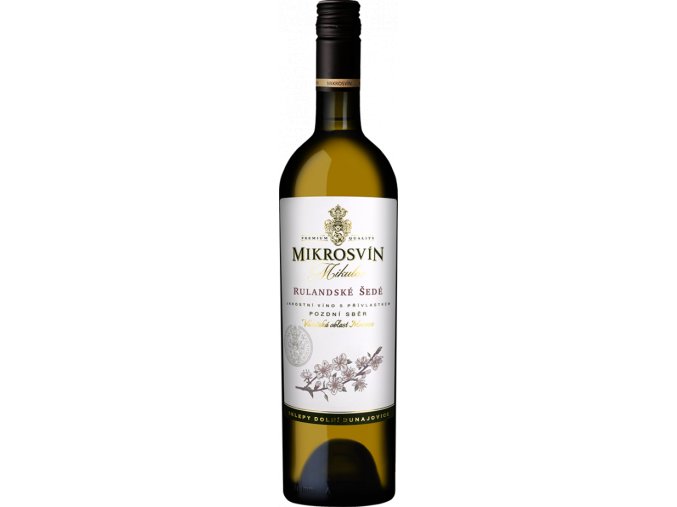 Rulandské šedé, 2024, Flower Line, pozdní sběr, suché, Mikrosvín, 0,75l