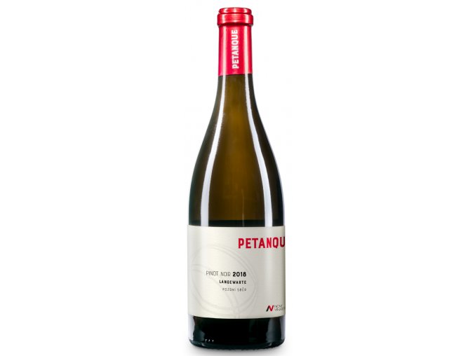 Pinot Noir, 2018, Petanque, pozdní sběr, suché, Nové Vinařství, 0,75l