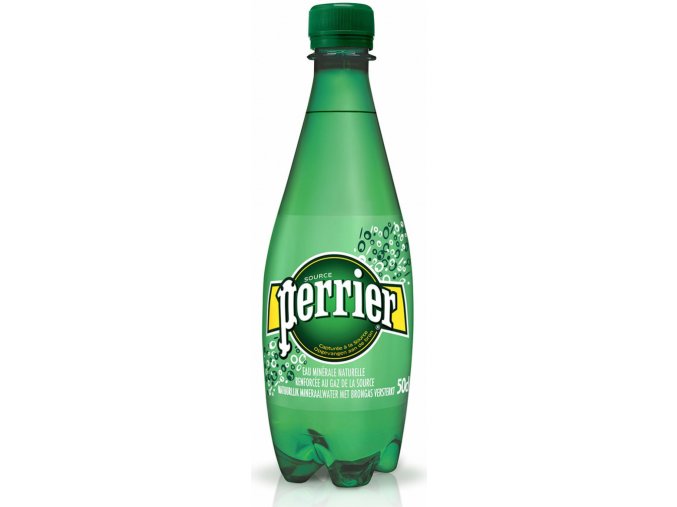 Perrier, minerální voda perlivá, PET, 0,5l