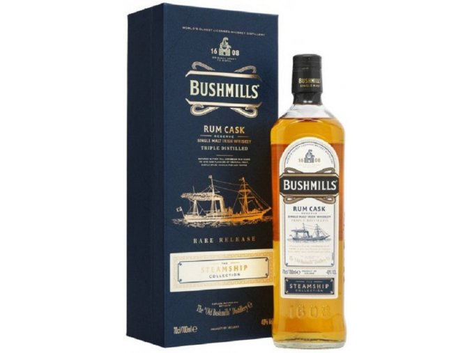 Bushmills Steamship IV. Rum cask single malt Irish whiskey, 40%, 0,7l