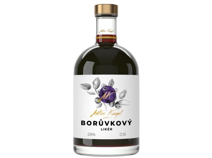 BORŮVKOVÝ LIKÉR Anton Kaapl, 28%, 0,5l