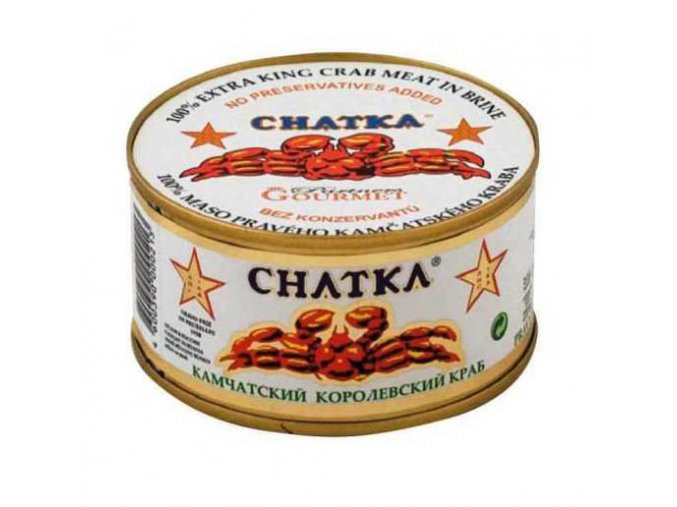 CHATKA MASO KAMČATSKÉHO KRABA, 100% KOUSKY Z TĚLA,165G 110G