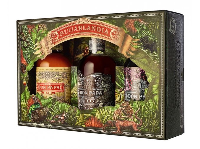 Don Papa 7yo, 10yo, Sherry Cask, 3x0,2l2