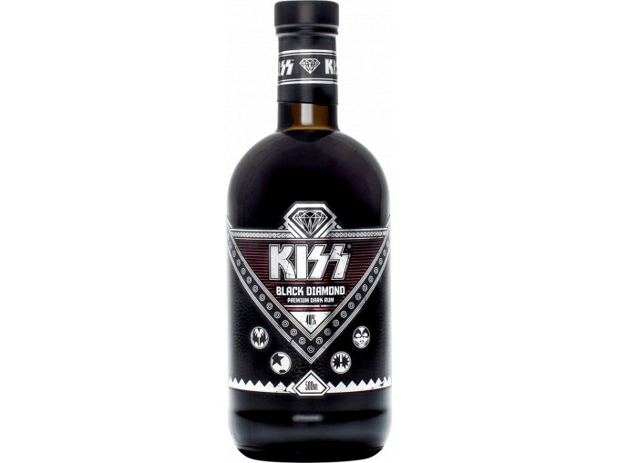 KISS Black Diamond Dark Rum, 40%, 0,5l