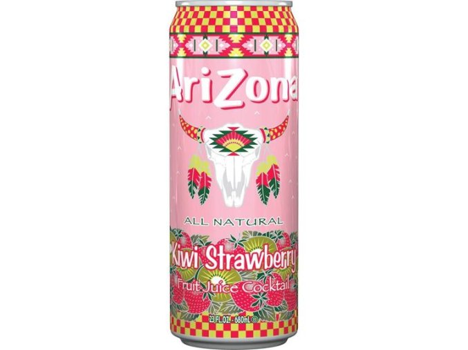 Arizona Tea Kiwi Jahoda, 0,68l