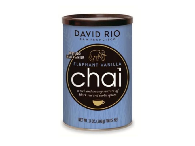 David Rio Elephant Vanilla Chai, dóza, 398g