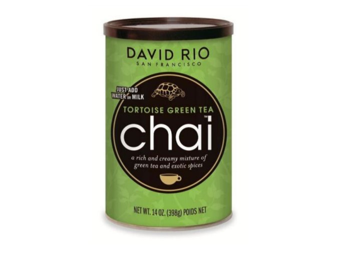 David Rio Tortoise Green Tea Chai, dóza, 398g