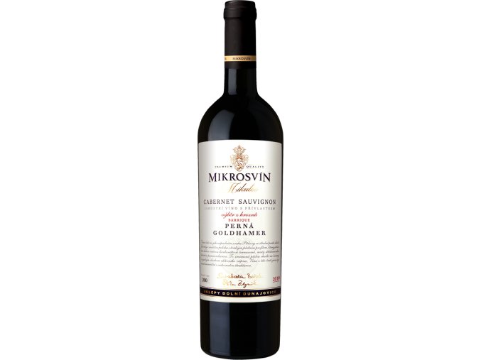 Cabernet sauvignon Barrique, 2019, Goldhamer, pozdní sběr, suché, Mikrosvín, 0,75l