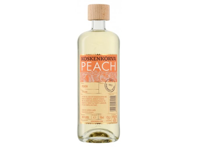 Koskenkorva PEACH vodka, 21%, 0,7l