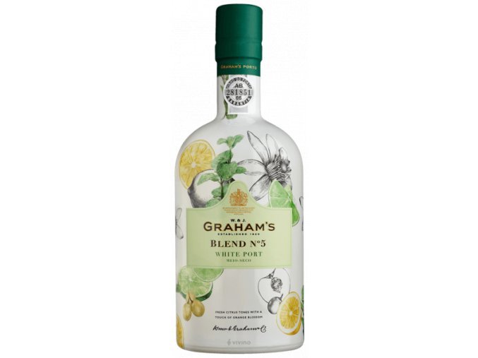 Grahams Blend no.5 White Port, 19,5%, 0,75l