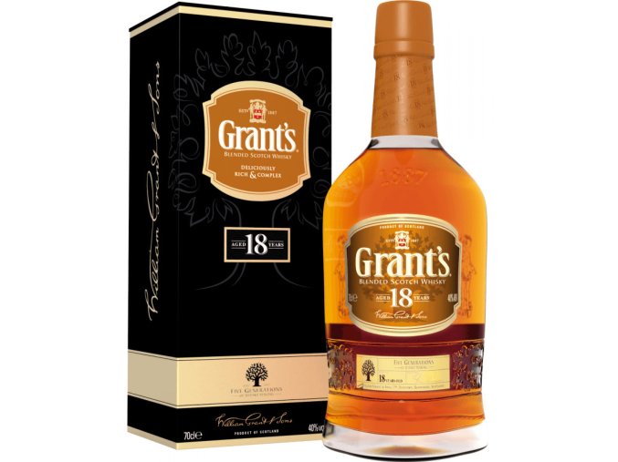 Grants Rare old aged 18 YO, 40%, 0,7l