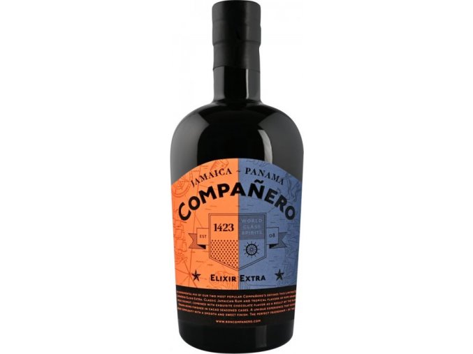 Ron Compaňero Elixír Extra, 47%, 0,7l