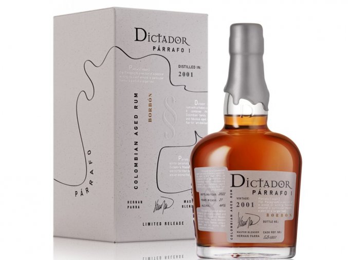 Dictador Parrafo Borbón 2001 21yo, 44%, 0,7l