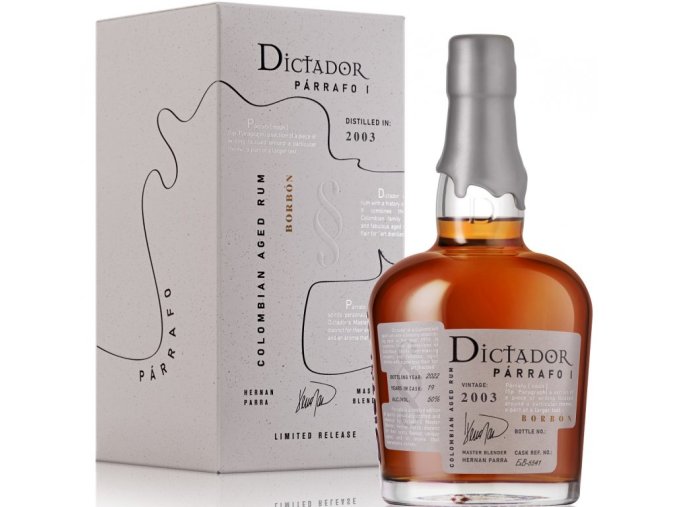 Dictador Parrafo Borbón 2003 19yo, 50%, 0,7l