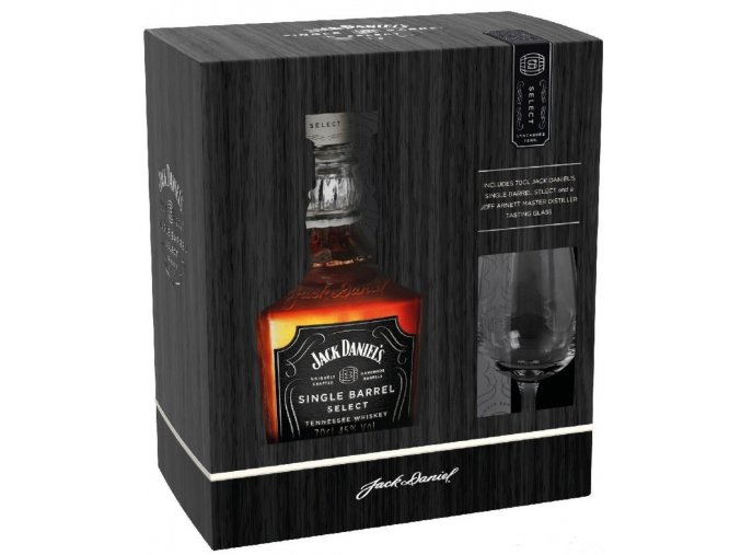 Jack Daniel's Single Barrel + sklenička, 40%, 0,7l