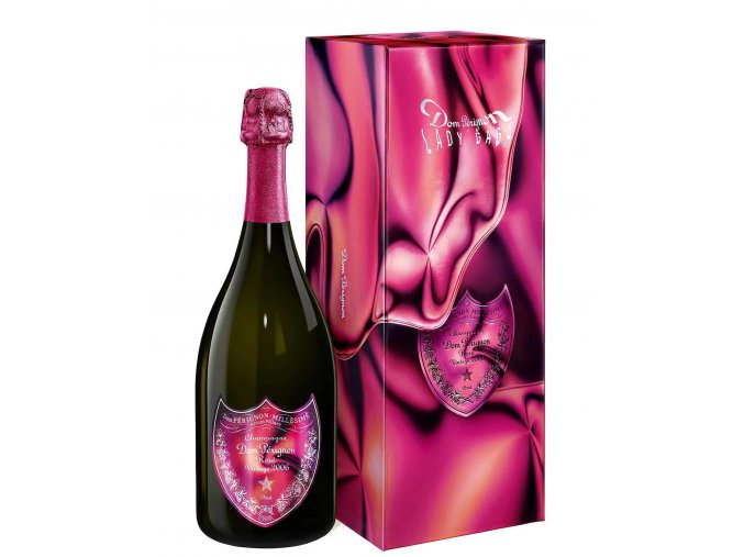 Dom Pérignon ROSÉ 2006, Lady Gaga v dárkové, krabičce 0,75l