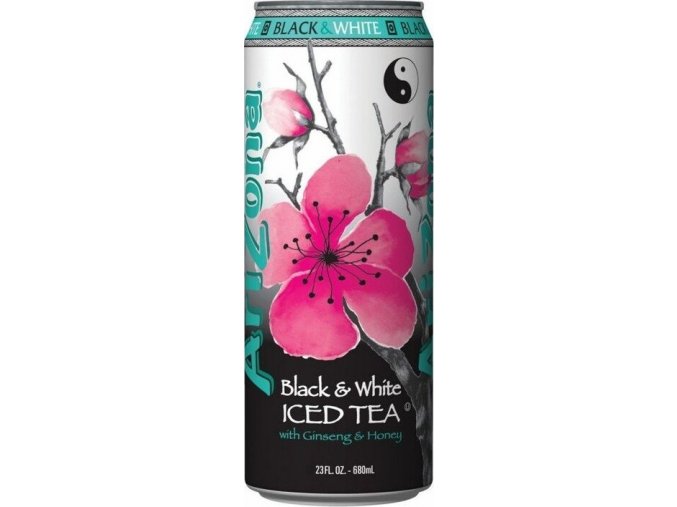 Arizona Black & White Iced Tea, 0,68l