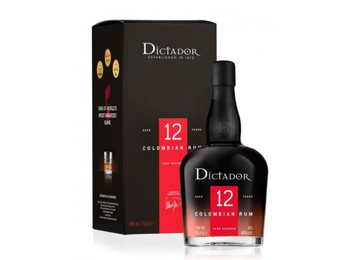 Dictador 12 YO, Gift box, 40%, 0,7l