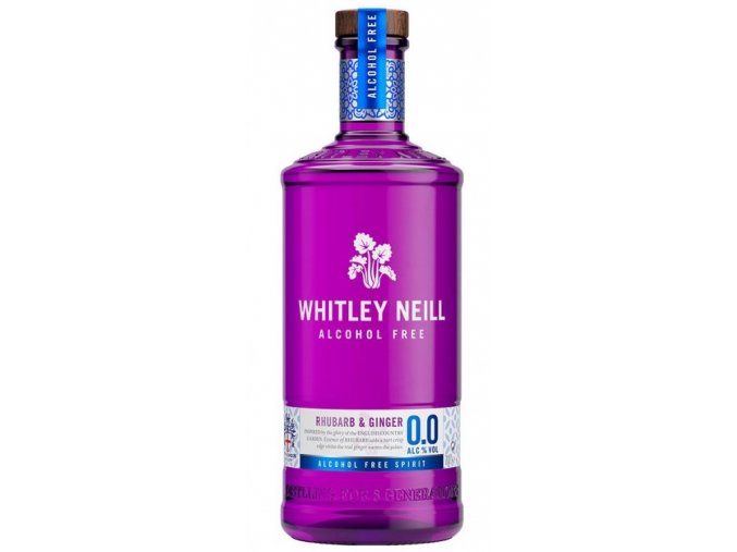 Whitley Neill Rhubarb & Ginger Alcohol free, 0,0%, 0,7l