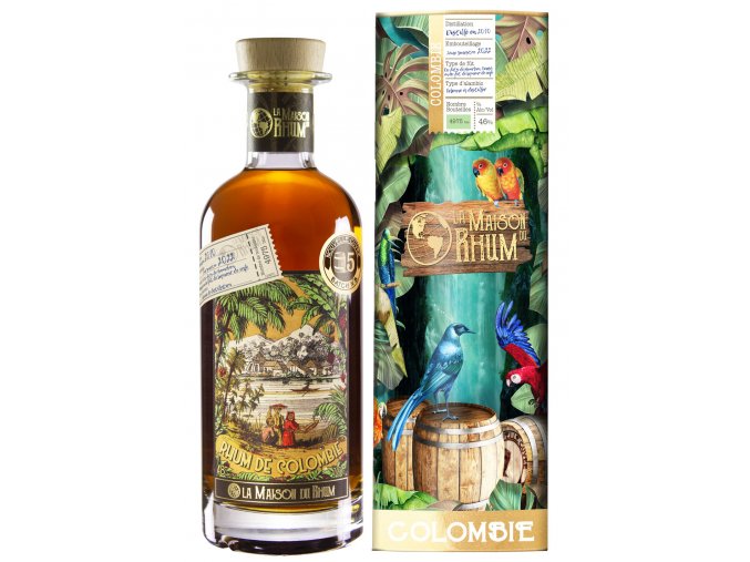 77143 la maison du rhum columbia 2010 batch no 5 46 0 7l