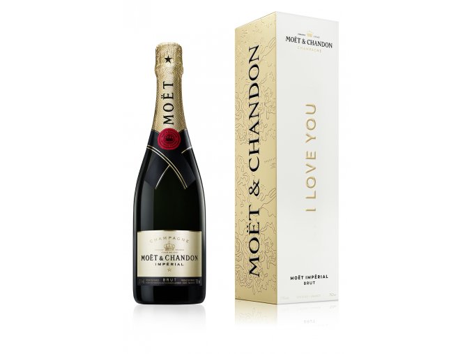 77335 moet chandon imperial brut i love you giftbox 0 75l