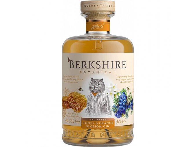 Berkshire Botanical Honey & Orange Blossom gin, 40,3%, 0,5l
