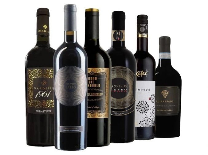 degustacni balicek primitivo 6x0 75l
