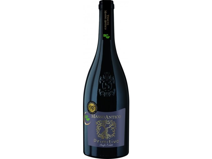 Masso Antico Primitivo del Salento 2022 IGT Single Estate BIO, 0,75l