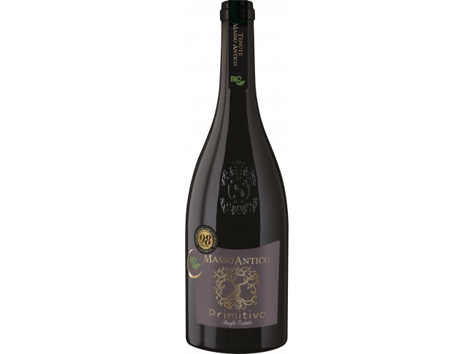 Masso Antico - Primitivo del Salento 2021 IGT Single Estate BIO, 0,75l