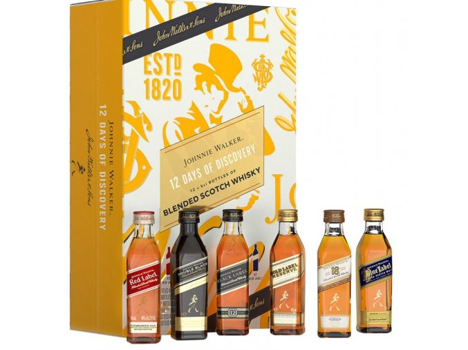 Johnnie Walker 12 Days of Discovery Calendar, 40%, 12x0,05l2