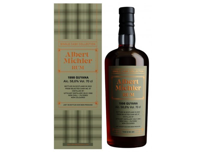 80818 albert michler single cask guyana 1998 58 6 0 7l