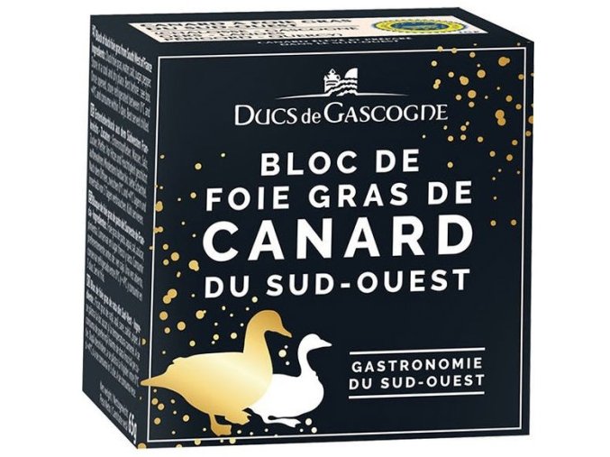 81250 ducs de gascogne kachni foie gras z jihozapadu francie v bloku plech 65g