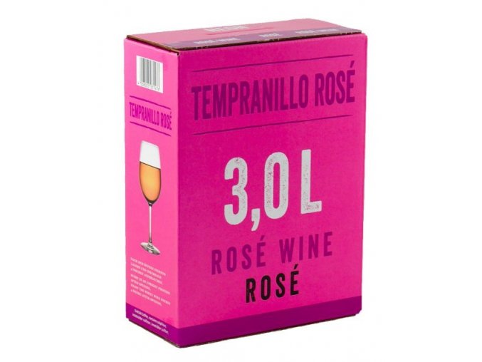 Tempranillo Rosé, bag in box, 3l