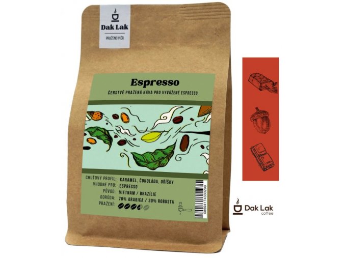 83431 dak lak vietnamska kava classic expresso blend zrnkova 1000g