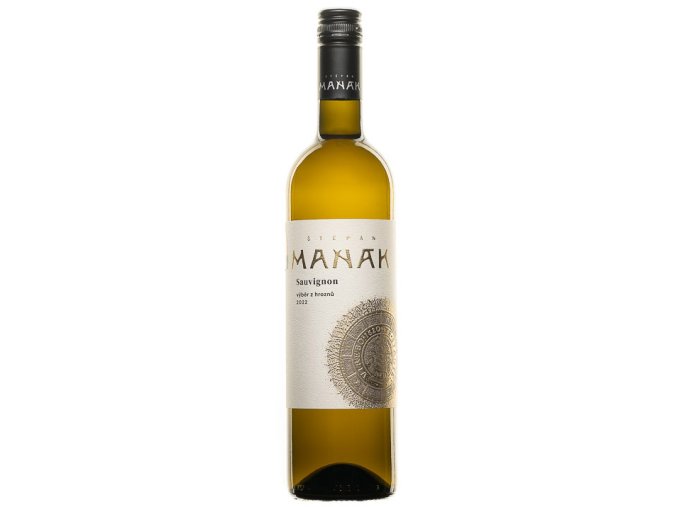 84051 sauvignon 2022 vyber z hroznu polosuche manak 0 75l