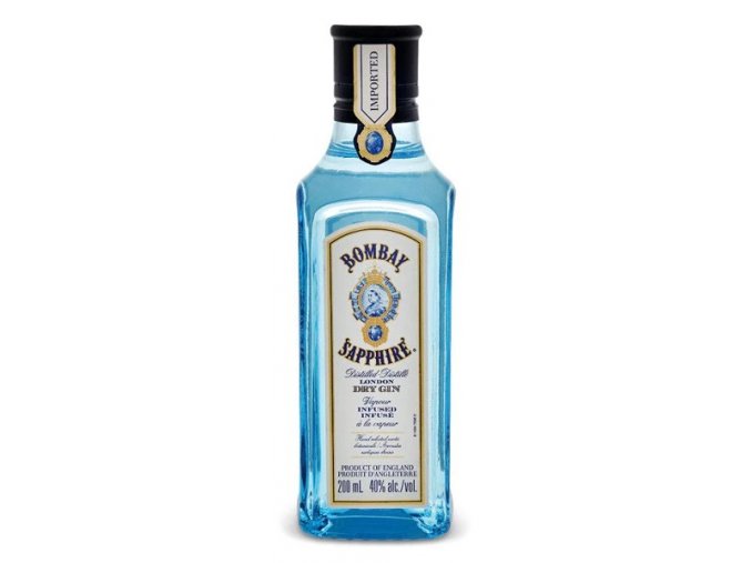 Bombay Sapphire gin, 40%, 0,2l