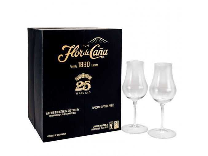 flor de cana centenario 25yo 40 0 7 l 2 sklenky pipeta gb