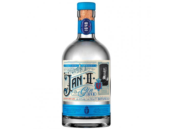 Jan II. Gin London dry, 40%, 0,7l
