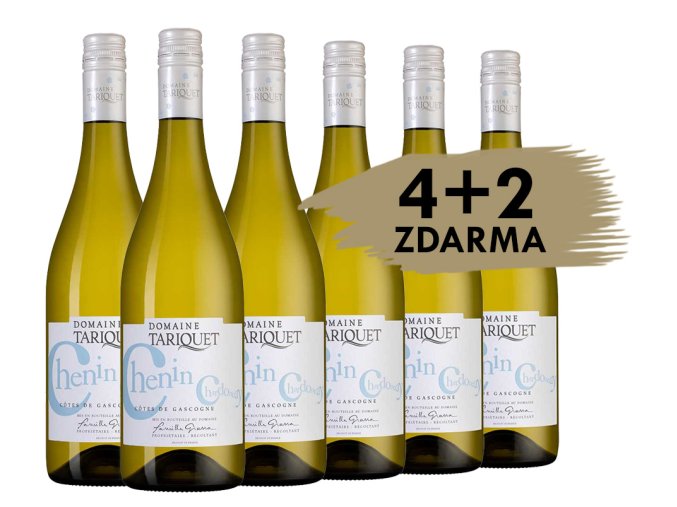 4 2 zdarma tariquet chenin chardonnay 2022 cotes de gascogne ipg 6x0 75l