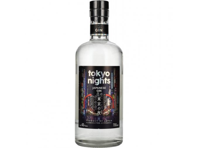 Tokyo Nights Japanese Gin, 40%, 0,7l